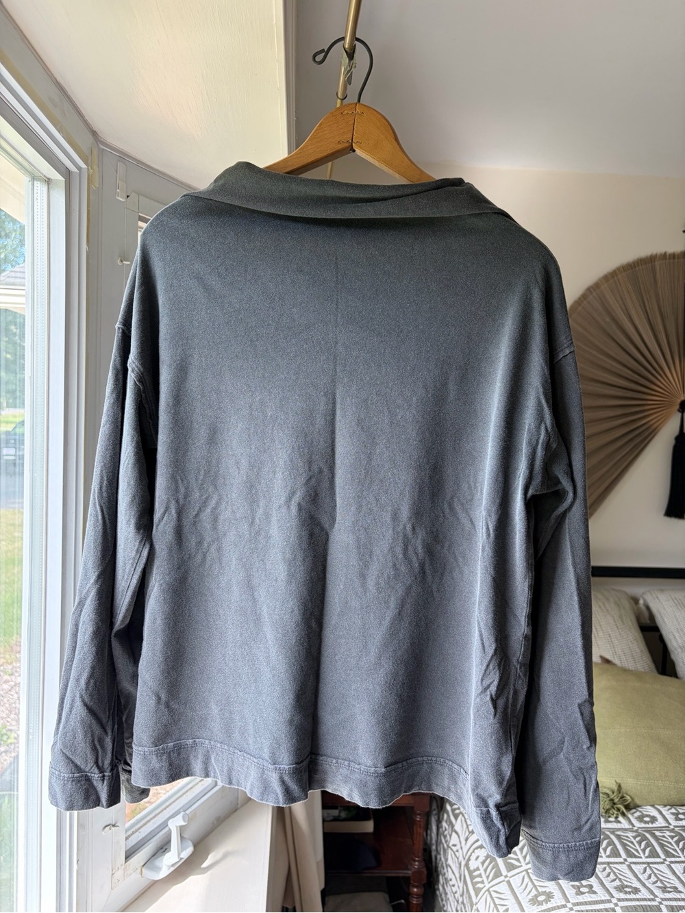 Free People Rolled Boat Neck Long Sleeve
